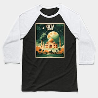 Kota India Starry Night Vintage Tourism Travel Baseball T-Shirt